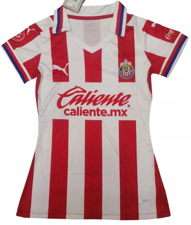Camisa feminina oficial Puma Chivas Guadalajara 2020 2021 I